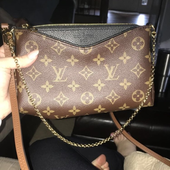 LOUIS VUITTON PALLAS CLUTCH - Picture 1 of 8